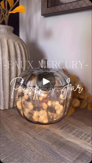 52K views · 191 reactions | FAUX MERCURY GLASS One year later and still looks so good 😍 one of my favorite fall DIYs that ANYONE can do! 
.
.
Materials
Glass jar (preferably a pumpkin)
Rust oleum mirror effect in silver
Spray bottle full of water
.
Spray your jar with water on the INSIDE ONLY. Next stay the mirror effect, again on the inside only, covering everything. If you have a lid to the same process. Let dry upside down and that’s it 🙌🏼
.
.
#fallcrafts #craft #easycraft #fall #pumpkin #falldecor #falldecorations #crafty #home #homedecor | The Sassy Barn | altego_music · SAVE YOUR TEARS X BIRDS OF A FEATHER (ALTÉGO MIX) The Sassy Barn, Fall Diys, Save Your Tears, Pumpkin Table Decorations, Silver Spray, One Year Later, Crafts Easy, Rust Oleum, Mirror Effect