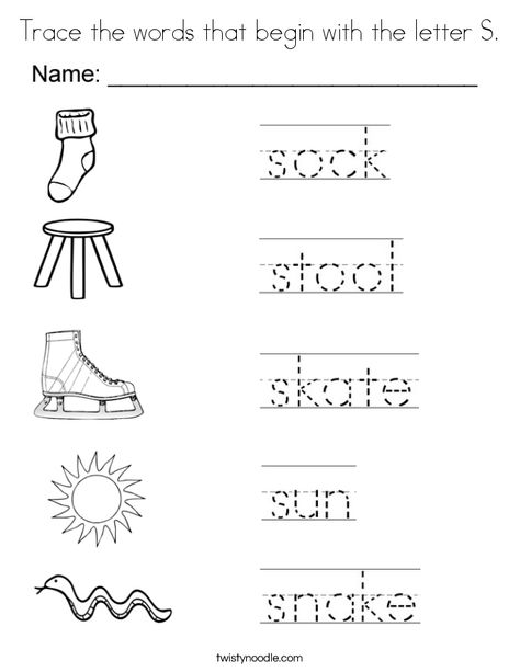 S Letter Worksheet, Letter S Worksheets Kindergarten, Letter S Worksheets For Preschool, Letter S Worksheet, Kid Worksheets, S Worksheet, Letter S Worksheets, Lkg Worksheets, Letter A Coloring Pages