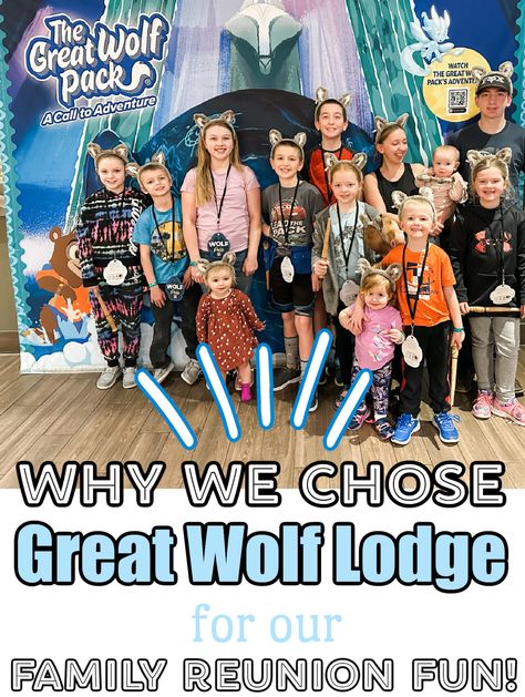 Wolf Lodge, Great Wolf Lodge, Family Reunions, Family Reunion, Wonderful Places, Family Fun, Perfect Place, For Everyone, Travel