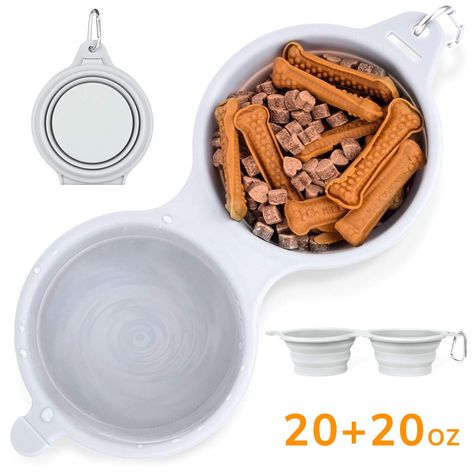 LumoLeaf Collapsible Dog Bowl,Large Dog Travel Bowl,Foldable Expandable Cup Dish for Pet Dog Cat,Food Grade Silicone BPA Free Food Water Feeding Bowl with Free Aluminum Carabiner >>> Continue to the product at the image link. (As an Amazon Associate I earn from qualifying purchases) Dog Travel Bowl, Travel Cat, Collapsible Dog Bowl, Travel Dog Bowl, Collapsible Bowl, Premium Food, Kitchen Must Haves, Crate Training, Dog Bowl