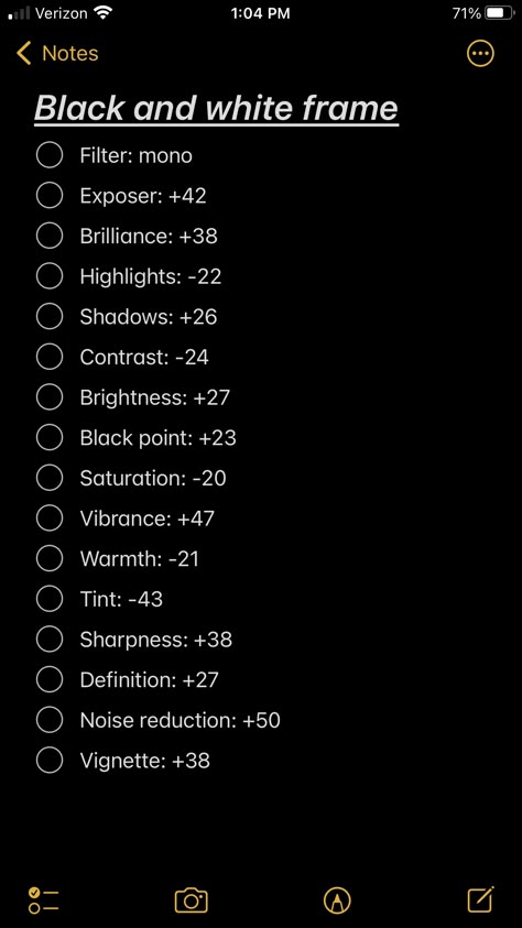 How To Edit Photos On Iphone Black And White, Black And White Edit Lightroom, Black White Filter Iphone, Iphone Photo Edit Settings Black And White, Black And White Iphone Edit, Black And White Filter Iphone, B&w Filter, Ios Editing Filters, Photo Editing Black And White