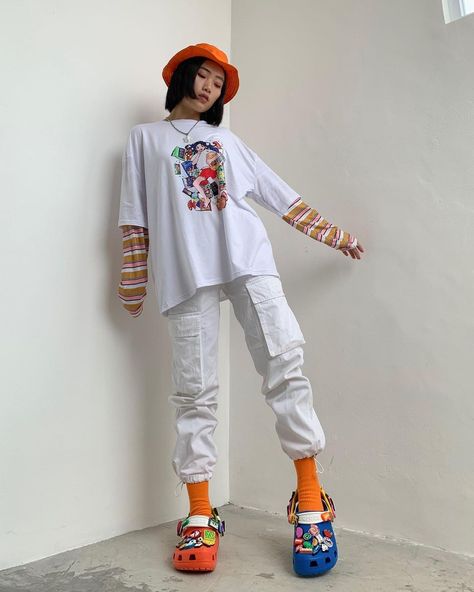 Colorful Urban Fashion, Colorful Cool Outfits, Streetwear Fashion Colorful, Asian Streetwear, Outfit Korean Style, Save Outfits, Ooty, Quirky Fashion, Future Outfit