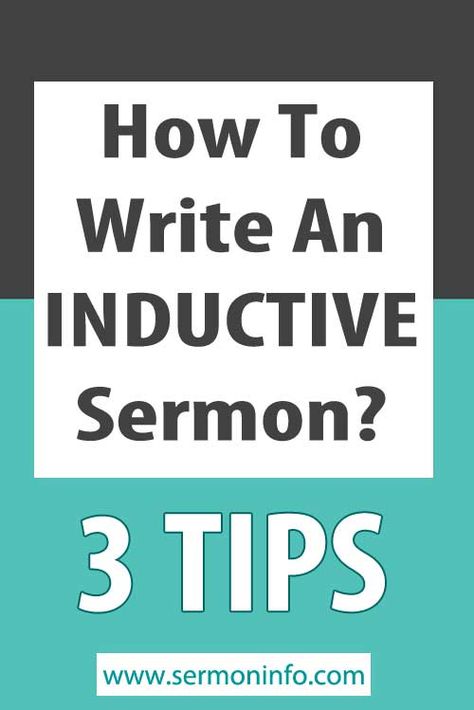 Three defining tips on how to write an inductive sermon - why is the inductive method, how to prepare inductive sermons and why use the inductive method? Bible Sermon Topics, How To Write A Sermon Outline, How To Take Sermon Notes, Sermon Writing Templates, Sermon Outlines, Bible Preaching, Book Of Philippians, Sermon Illustrations, Revelation Bible Study