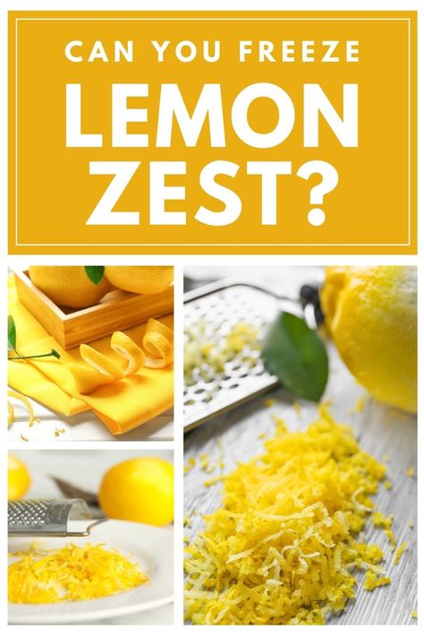 Freeze Lemon Zest, Freezing Lemon Zest, How To Store Oranges, Can You Freeze Lemons, Freezing Lemons, Storing Lemons, How To Make Orange, Frozen Lemon, Preserved Lemons