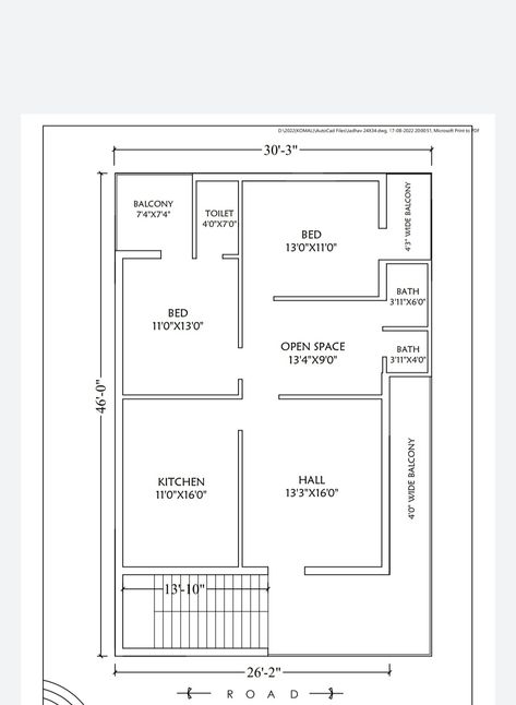 Autocad 2d Drawing Civil, 3bhk House Plan, Learn Autocad, Small Apartment Building, 2d Drawing, Interior Design Plan, Clever Captions, Clever Captions For Instagram, Practice Drawing