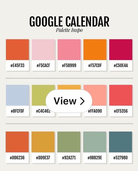 Lemon8 · how to add custom colors to your google calendar 💖 · @hailee Aesthetic Hex Codes Google Calendar, Ical Calendar Aesthetic, Google Calendar Color Scheme Fall, Google Calander Colour Scheme, Color Palette Hex Codes Google Calendar, Google Hex Codes, Google Calendar Palette, Google Color Palette, Calendar Hex Codes