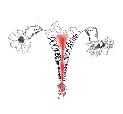 Midwife Tattoo, Uterus Tattoo, Line Art Inspiration, Uterus Art, Instagram Mood Board, Simple Bedroom Decor, Energy Art, Women Power, Flower Artwork