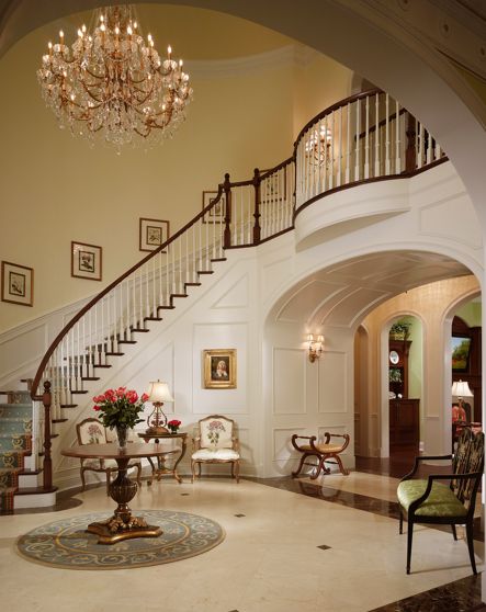 Grand Staircase درج السلم, Enchanted Home, Entrance Design, Barbie Dream House, Grand Staircase, Entry Way, Dream House Interior, House Goals, Dream House Plans