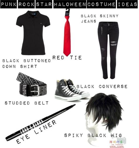 "Billie Joe Armstrong Halloween Costume Inspiration" by kimberlyn-young on Polyvore Emo Halloween Costumes, Killjoy Cosplay, Eccentric Clothes, Billy Joe Armstrong, Halloween Costume Inspiration, Punk Fashion Diy, Rock Girl, Joe Armstrong, Black Button Down Shirt