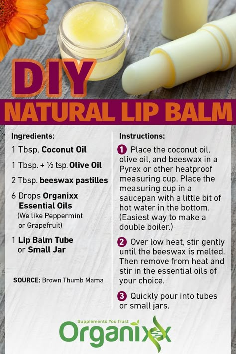 Homemade Lip Balm Recipe, Uses For Essential Oils, Diy Lip Balm Recipes, Top Essential Oils, Săpunuri Handmade, Lip Balm Recipes, Homemade Lip Balm, Organic Lip Balm, Diy Lip Balm