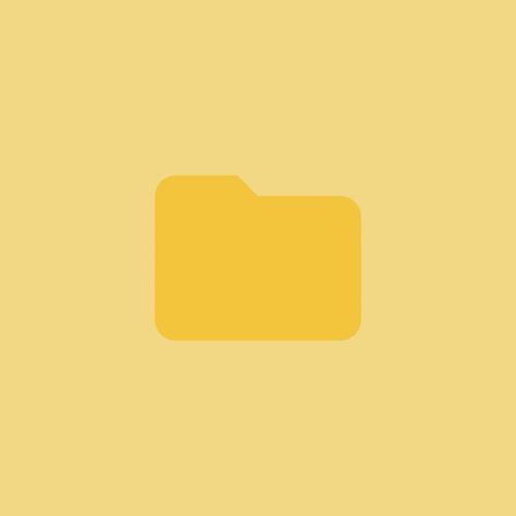 Yellow Folder, Folder Icon, File Folder, Yellow