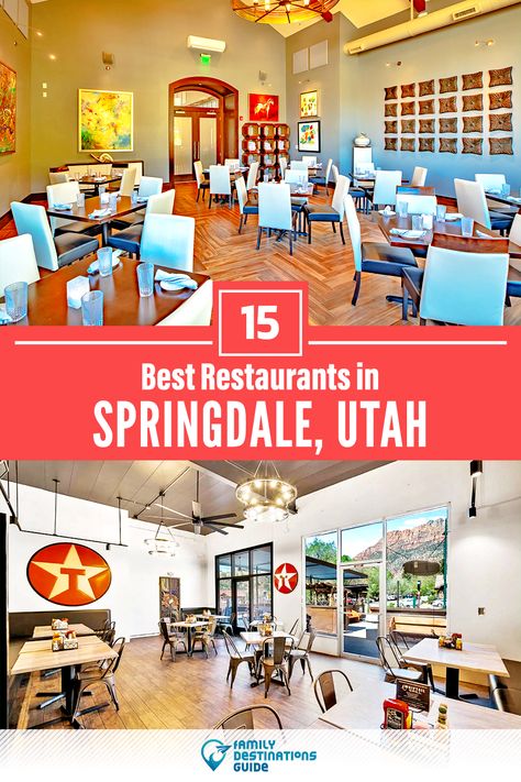 Springdale Utah Restaurants, Springdale Utah, Utah Restaurants, Brunch Places, Romantic Restaurant, Family Destinations, Brunch Spots, Cheap Eats, National Parks Trip