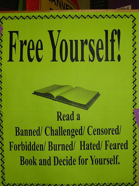 Banned Books Week Display, Banned Book Week, Banning Books, Book Banning, Wording Ideas, Library Quotes, Middle School Libraries, Library Book Displays, Books Ideas