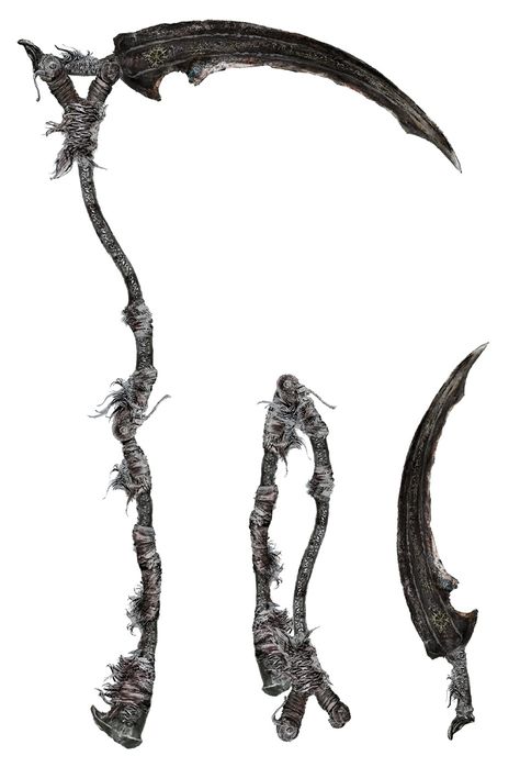 Burial Blade Bloodborne Threaded Cane, Melee Concept Art, Scythe Concept Art, Bloodborne Gehrman, Scythe Art, Blades In The Dark, Bloodborne Concept Art, Blade City, Bloodborne Art