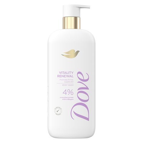 Show mature skin some love with this renewing, firming body wash, infused with a 4% restoring serum with collagen. Bleach Damaged Hair, Best Body Wash, Skin Care Ingredients, Dove Body Wash, Makeup Accesories, Body Polish, Body Care Routine, Damaged Hair Repair, Moisturizing Body Wash