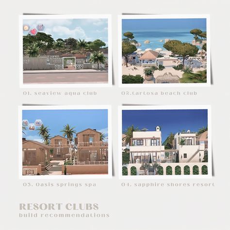 Sims 4 Resorts Build Recs Sims 4 Cc Locations, Sims 4 Resort Build, Sims 4 Gallery Id, Build And Buy Cc Sims 4, Sims 4 Foundation Cc, Sims 4 Resort, Sims 4 Gallery Lots, Sims 4 Business, Sims 4 Retail