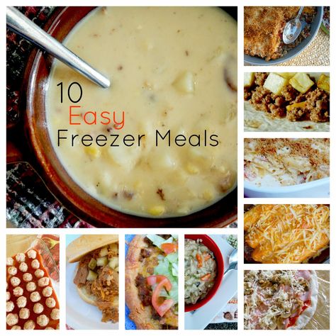 10 easy freezer meals for busy weeknights Crock Pot Freezer, Easy Freezer Meals, Country Fair, Freezer Cooking, Frozen Meals, Family Favorite Meals, Sweet And Savory, Family Friendly Meals, Freezer Meals