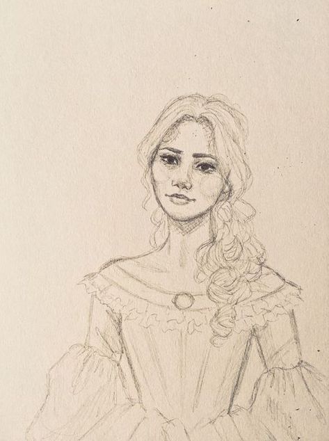 Drawing Of A Princess, Beauty And The Beast Sketch, Royal Sketches, Beast Drawing, Historical Sketches, Queen Drawing, Princess Drawings, Jenna Coleman, Arte Sketchbook