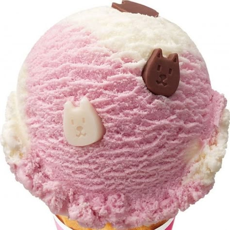 Baskin Robbins Ice Cream, Pink Sweets, Neapolitan Ice Cream, Pretty Drinks, Kawaii Food, Cute Desserts, Sweet Lolita, Cute Food, Pink Brown