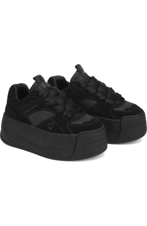 NAKED WOLFE Snatch Platform Sneaker (Women) | Nordstrom Naked Wolfe Sneakers Outfit, Naked Wolf Shoes, Tomboy Shoes, Naked Wolfe Sneakers, Naked Wolfe Shoes, Sneakers Png, Mcu Shifting, Black Platform Sneakers