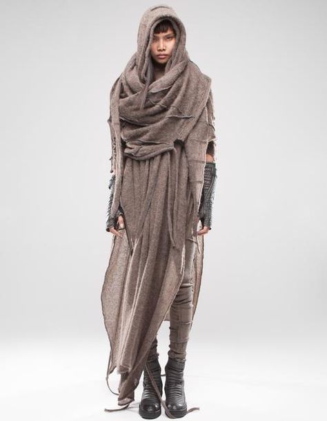 Apocalypse Fashion, Shawl Outfit, Dystopian Fashion, Electric Sheep, Post Apocalyptic Fashion, Star Wars Fashion, Apocalyptic Fashion, Concept Clothing, Medieval Clothing