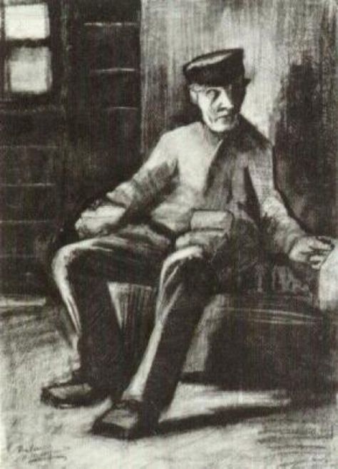 Blind Man Sitting in Interior, Vincent van Gogh Medium: pencil on paper Dermot Mulroney, Cute White Guys, My Kind Of Love, Man Sitting, Van Gogh Art, Pencil On Paper, Happy Kids, Male Beauty, Celebrities Male