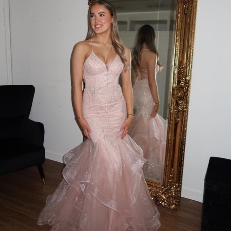 Baby pinks for our new in fishtail dress💗⭐️ Prom Dress Flowy, Fishtail Prom Dress, Prom Dresses Flowy, Fishtail Dress, Dress Flowy, Prom Dress Inspiration, Dress Inspiration, Baby Pink, Prom Dress