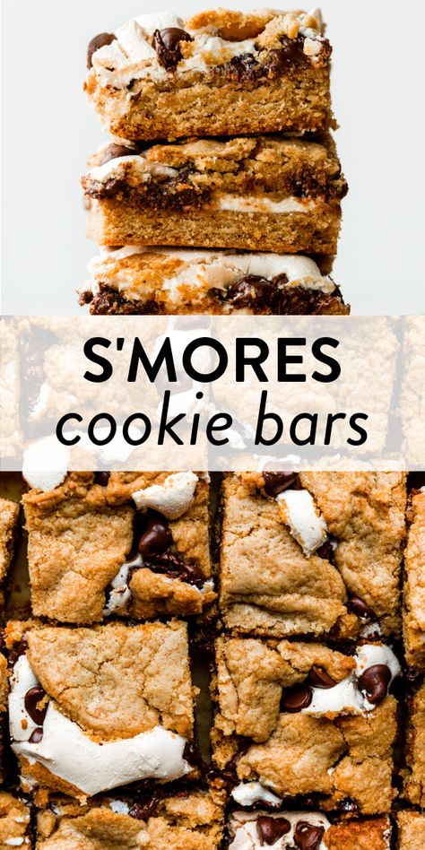 Dessert Bar Recipe, Easy Baking Recipes Desserts, S'mores, Tasty Baking, Cookie Bar Recipes, Sweet Snacks Recipes, Baked Dessert Recipes, Bars Recipe, Desserts To Make