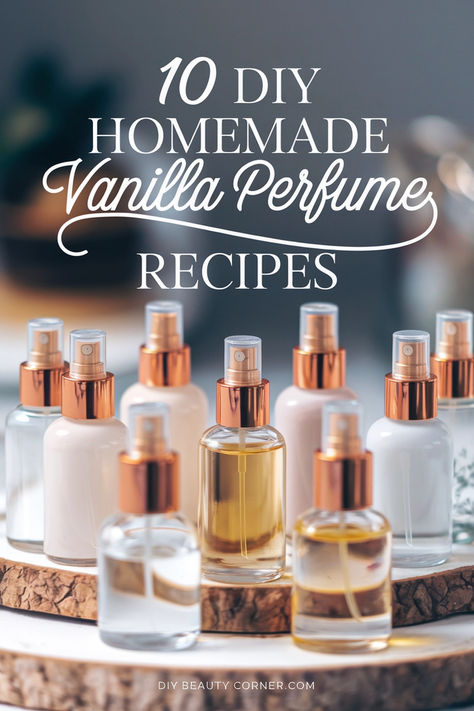 10 Best DIY Homemade Vanilla Perfume Recipes Youngliving Perfume Blends, Making Perfume From Essential Oils, How To Make Oil Based Perfume, Essential Oil Recipes For Perfume, How To Make Homemade Perfumes With Essential Oils, Essential Oil Perfume Recipes With Vodka, Vanilla Perfume Recipe, Vanilla Extract Perfume Diy, Diy Essential Oil Body Spray