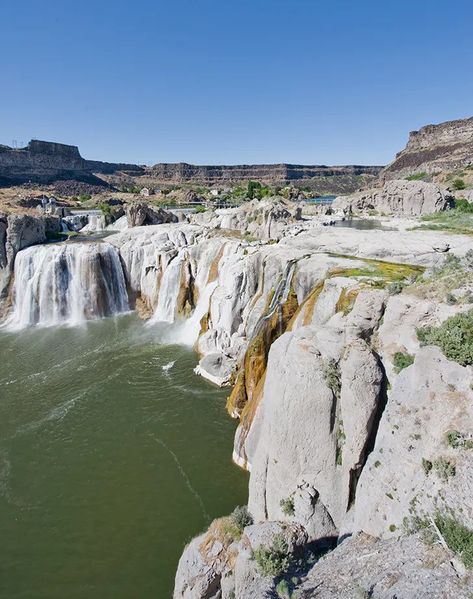 Shoshone Falls Park in Idaho Things To Do In Idaho, Shoshone Falls, Craters Of The Moon, Oregon Trail, Autumn Park, Idaho Falls, Coeur D'alene, Boise Idaho, Best Kept Secret