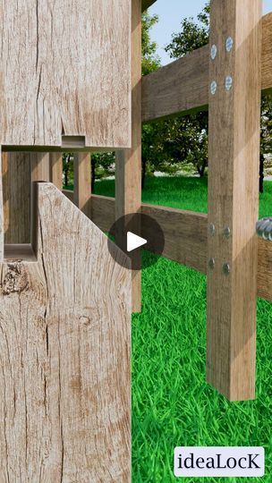 Diy Fence Gate, Diy Fence, Gate Latch, Outdoor Swing, Fence Gate, Garden Gates, Home Hacks, Wood Working, Fence