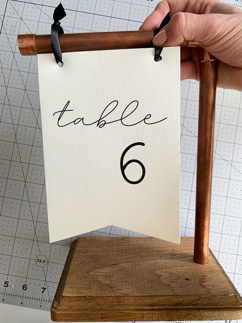 Copper Pipe Table Numbers, Copper Table Numbers, Rustic Industrial Wedding Decor, Industrial Table Numbers, Table Numbers Wedding Diy, Industrial Wedding Decor, Nikah Decor, Diy Table Numbers, Door Signage