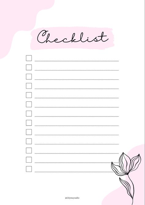 Virtual Journal, To Do List Aesthetic, To Do Lists Aesthetic, To Do Lists Printable, Weekly Planners, Memo Pads, Writing Therapy, Checklist Template, Life Hacks For School