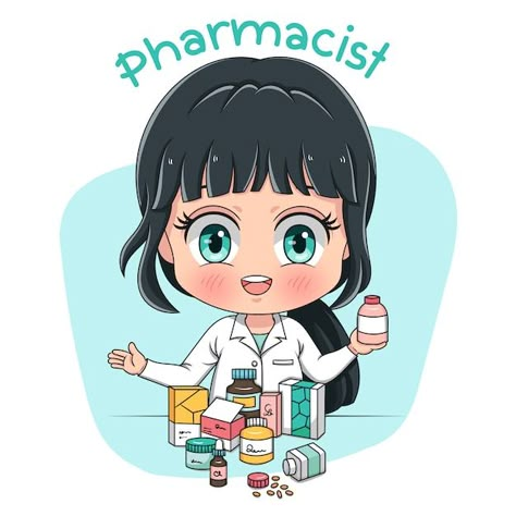 Pharmacist, Premium Vector, Graphic Resources