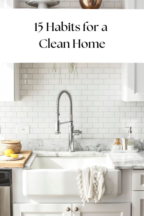 Ever wonder how to always have a clean house? We're sharing how to keep a home always clean. Always Have A Clean House, Creating Habits, Small Bedroom Organization, Space Organization, Small Kids Room, Small Bathroom Organization, Small Space Organization, Toddler Rooms, Cottage Interiors