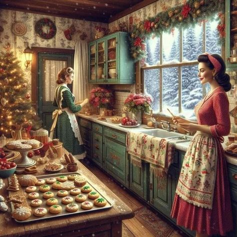 Auntie Claus, Vintage Christmas Images, Victorian Lady, Old Fashioned Christmas, Christmas Past, Christmas Scenes, Christmas Illustration, Country Christmas, Christmas Aesthetic