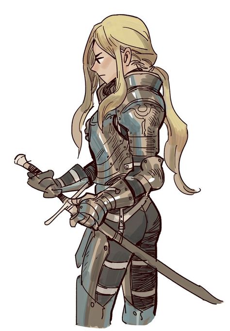 Armor Drawing, Female Knight, 다크 판타지, Dungeons And Dragons Characters, Dnd Art, Wow Art, Fantasy Armor, Fantasy Inspiration, Female Character Design