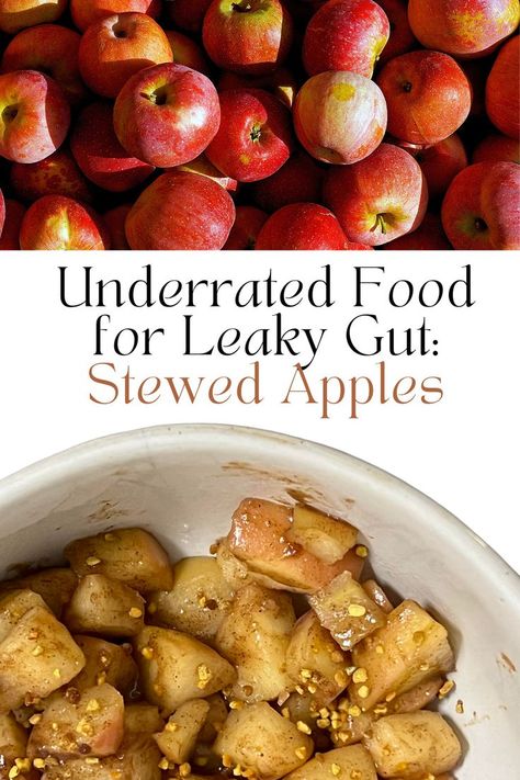 Food For Healing, Leaky Gut Recipes, Gaps Snacks, Healing Leaky Gut, Stewed Apples, Healthy Gut Recipes, Apple Benefits, Heal Leaky Gut, Candida Diet Recipes