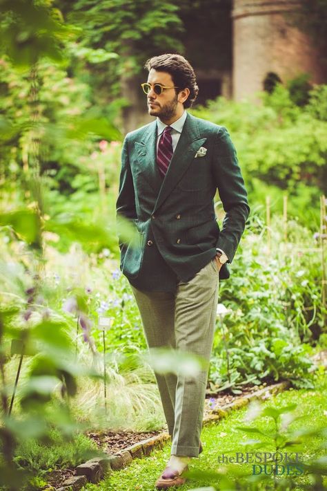 Double-breasted Hopsack Green Suit For Men, Men Wedding Wear, Suit For Men Wedding, Suit Groom, Mens Wear Wedding, Men Blazer, Suit For Men, Wear Store, Suit Men