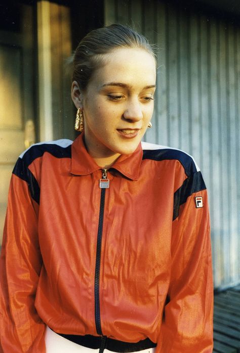 A Never-Before-Seen Chloë Sevigny of the Nineties [The Cut] Chloe Sevigny 90s, Chloe Sevigny Style, Ali Michael, Chloë Sevigny, Fila Jacket, Giovanna Battaglia, Poppy Delevingne, Chloe Sevigny, Sienna Miller