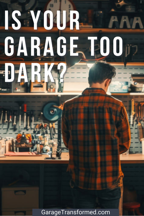 Is your garage too dark? In this post, we offer a guide to help homeowners ensure they have enough light in their garage for any project! 

Brighten up your workspace with our lighting tips at GarageTransformed.com. Workshop Lighting Ideas, Garage Lighting Ideas, Garage Door Lights, Replace Light Fixture, String Lights Inside, Garage Lights, Led Garage Lights, Walkway Lighting, Hanging Christmas Lights