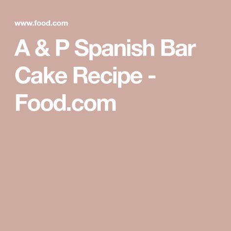 Spanish Bar Cake Recipe, Spanish Bar, Bar Cake, Apple Pie Spice, Just A Pinch, Toasted Walnuts, Vanilla Frosting, Spice Cake, Apple Pies Filling