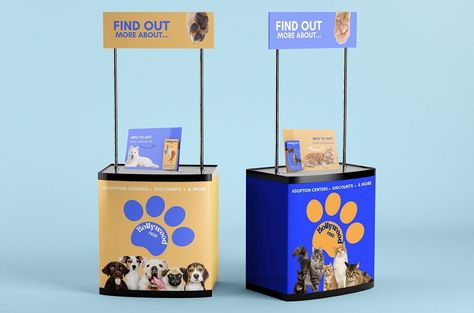 Stand up design and Guerilla marketing Pt.3 #standdesign #hollywoodfeed #branding #marketing #guerillamarketing #brochuredesign Dog Pameran, Creative Guerilla Marketing, Dog Event Poster, Guerilla Marketing Examples, Guerrilla Marketing, Guerilla Marketing, Stand Design, Brochure Design, Stand Up