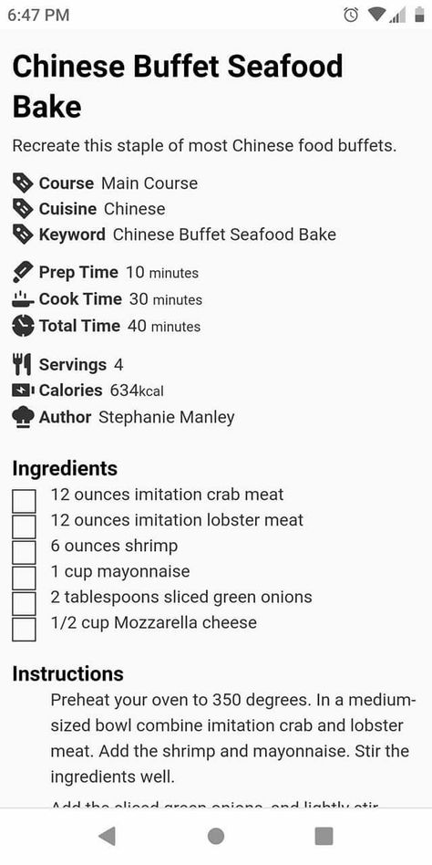 Crabmeat Casserole, Chinese Food Buffet, Lobster Bake, Chinese Buffet, Keto Shrimp, Seafood Bake, Seafood Meals, Keto Salad, Seafood Salad