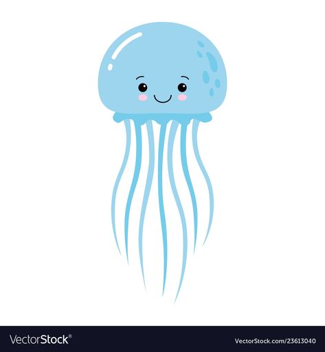 Sea Jellyfish, Capricorn Aesthetic, Blue Jellyfish, Sea Theme, Jim Morrison, Marine Animals, Cartoon Clip Art, Classroom Themes, Big Picture