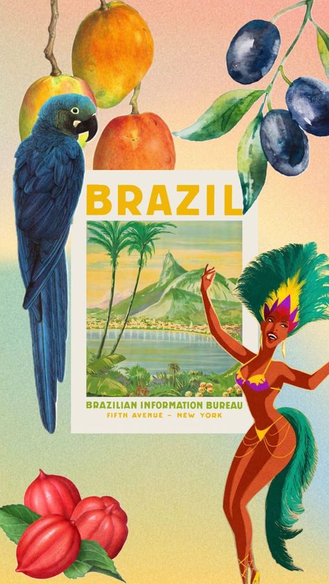 Ver.1 #brazil #carnival #summer #tropical #vibes #fyp Brazil Party, Brazil Wallpaper, Brazil Art, Brazil Carnival, Rio Carnival, Vibes Art, Carnival Themes, Summer Tropical, Tropical Vibes