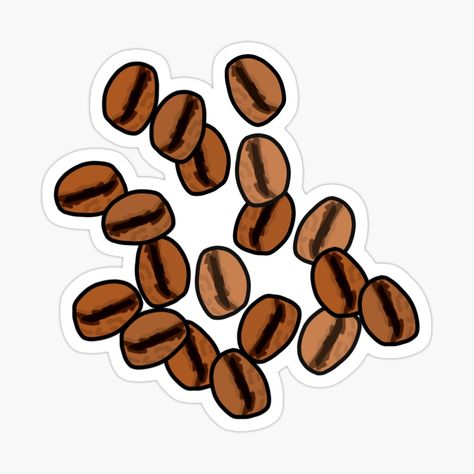 Coffee Stickers, Buy Coffee, Coffee Bean, Pottery Mugs, Glossier Stickers, Transparent Stickers, Coffee Beans, Coffee, For Sale