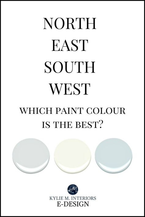 North East Paint Colors, Best Paint For East Facing Room, South East Facing Room Paint Colors, Best Paint Colour For North Facing Living Room, Paint Colors For Northeast Facing Rooms, Best White For East Facing Room, North West Room, North West Facing Room Paint Colours, North East Facing Room Paint Colors