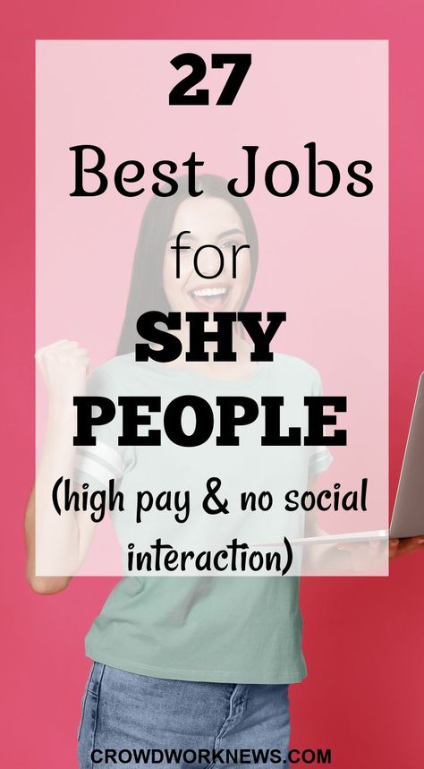 Do you love to work alone? If yes, then this post is for you. There are many jobs for introverts where you work along with almost no social interaction. Click through to find out more about these jobs. Jobs For Introverts, Virtual Jobs, Shy People, Good Paying Jobs, Best Jobs, Earn Money Blogging, Creative Jobs, Earn More Money, Freelance Writing