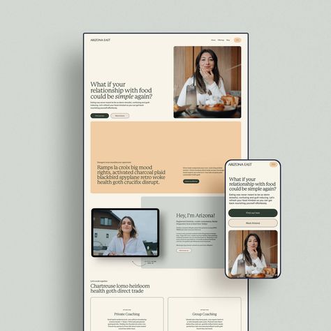 Nutritionist Website, Health Goth, Website Copywriting, Showit Template, Showit Website Template, Coach Website, Modern Website, Visual Branding, Showit Website